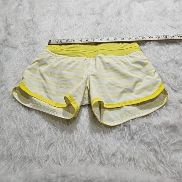 Lululemon Groovy Run Short Twin Stripe Sizzle Lightweight Tulip Hem Lined Small - Picture 3 of 13